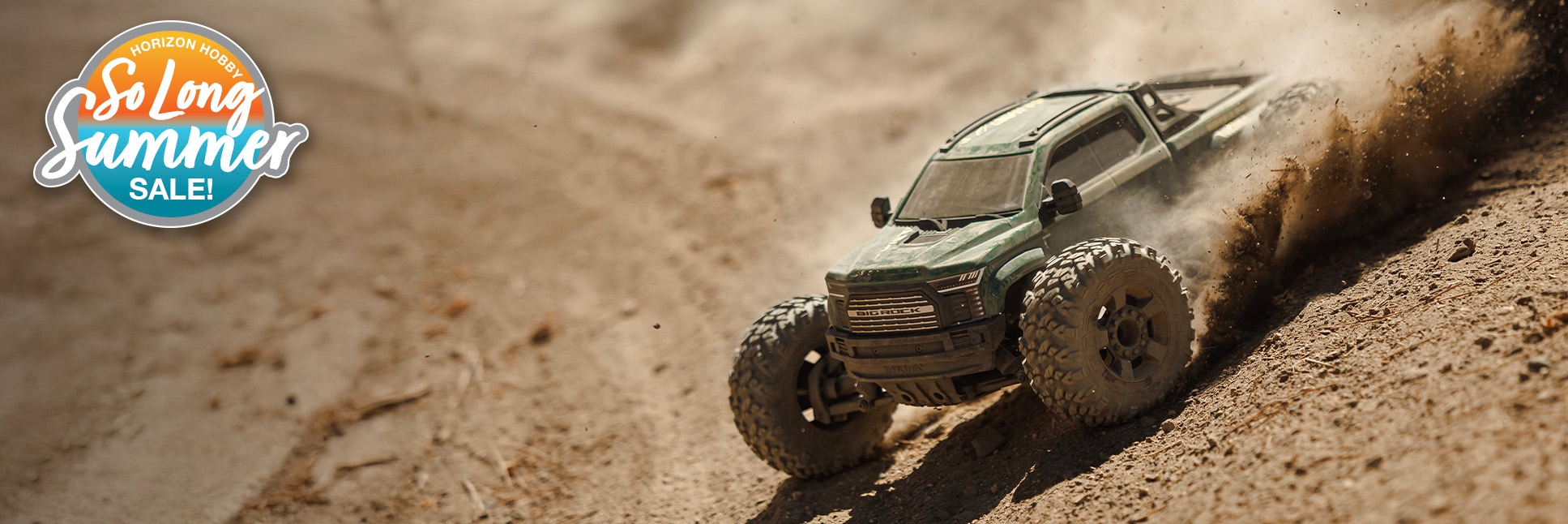 ARRMA 1/10 BIG ROCK 223S DSC 4X4 Ready-to-Run Brushless RC Monster Truck