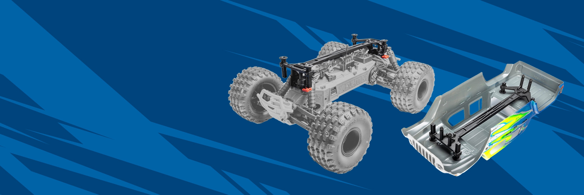 Pro-Line Universal Body Mount System for the 1/10 ARRMA GORGON and QUAKE RC Monster Trucks Pro-Line Universal Body Mount System for the 1/10 ARRMA GORGON and QUAKE RC Monster Trucks