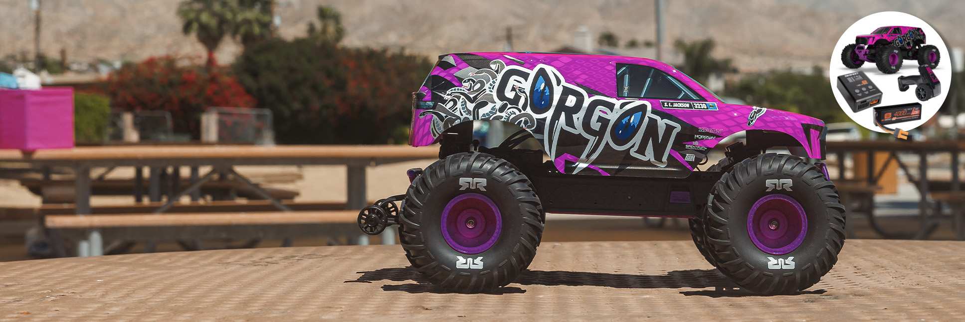 ARRMA 1/10 GORGON 223S 2WD Ready-to-Run Brushless RC Monster Truck