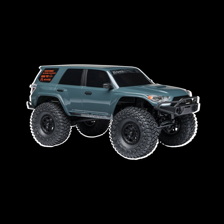 Axial 1/24 SCX24 Toyota 4Runner 4X4 Ready-to-Run Brushed RC Rock Crawler (Battery & Charger Included), Gray