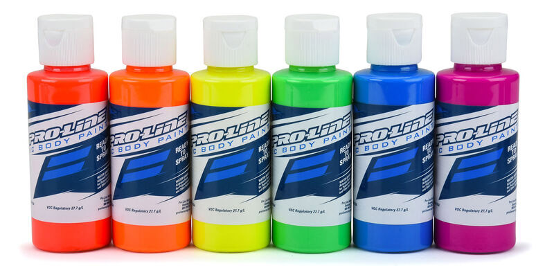 Pro-Line paint lineup color comparison