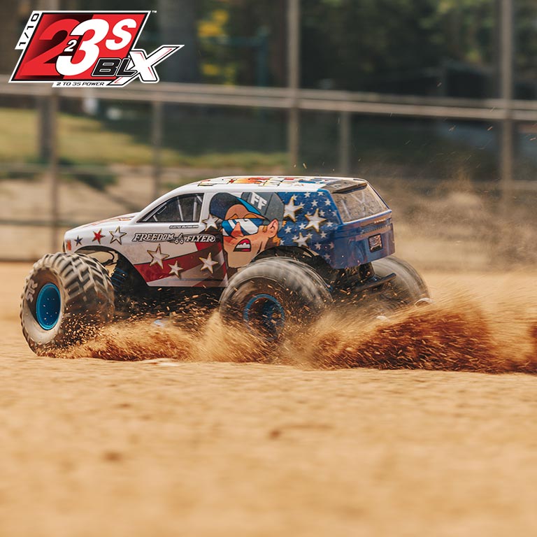 Image of the 223S 1/10 scale Freedom Flyer RC monster truck