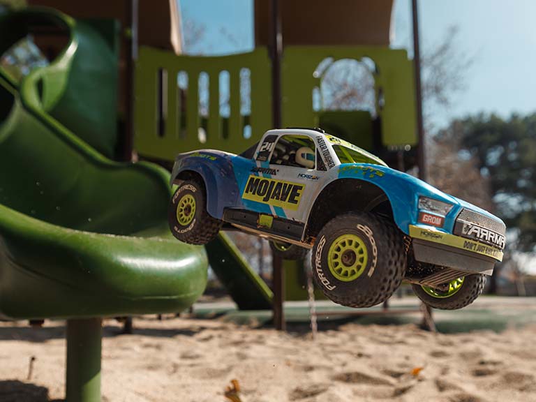 ARRMA MOJAVE GROM RC Desert Truck Action Shot