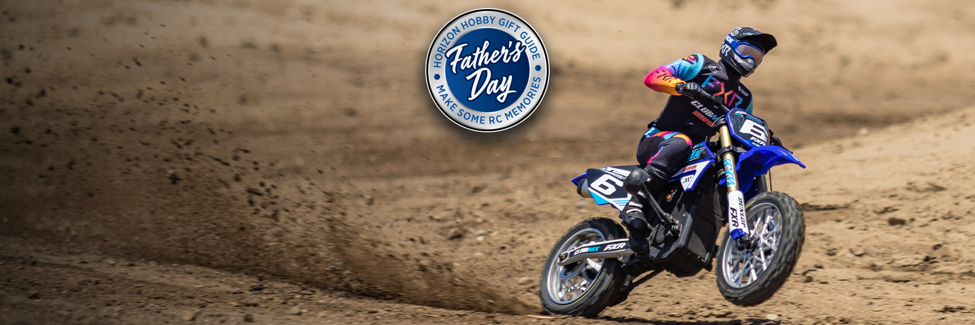 Losi 1/4 Promoto-MX Club MX 2S RTR Brushless RC Motorcycle Dirt Bike, Blue