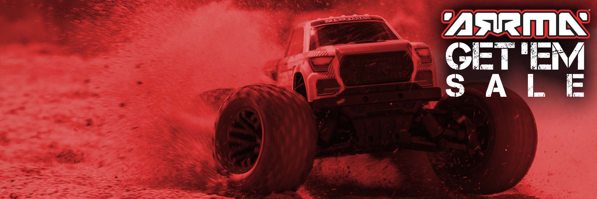 ARRMA GET 'EM RC Car & RC Truck Sale graphic