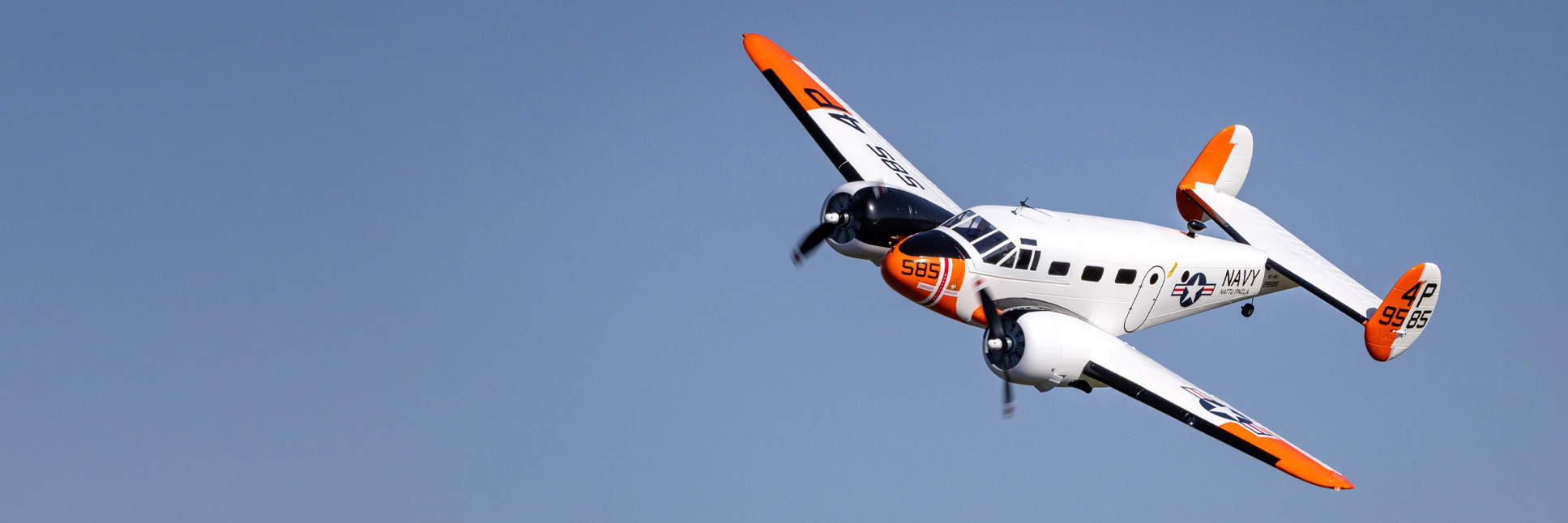 E-flite Beechcraft D18/RC-45J 1.5m Twin Beech RC Airplane