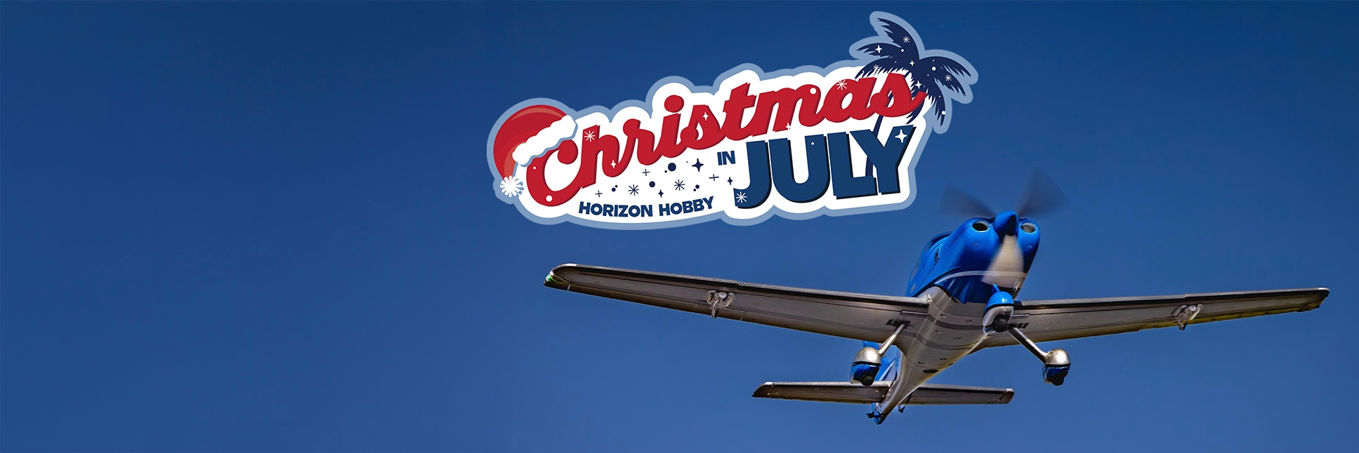 Horizon Hobby Christmas In July Sale Graphic with Logo