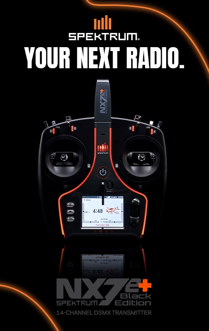 Spektrum NX7e+ 14-Channel DSMX Transmitter Only Black Edition