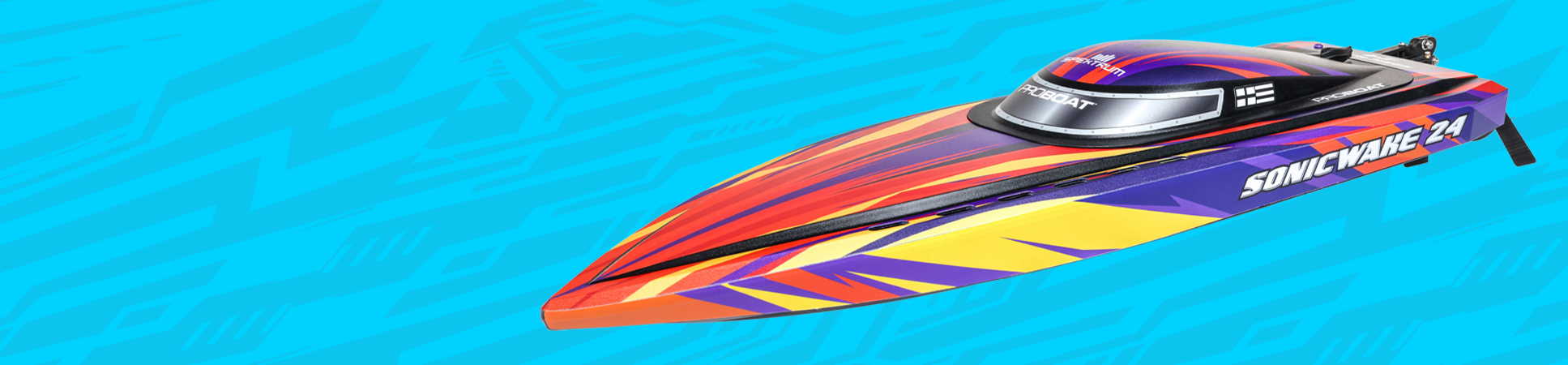 Pro Boat Sonicwake 24" Self-Righting Deep-V Ready-to-Run RC Boat Pro Boat Sonicwake 24" Self-Righting Deep-V Ready-to-Run RC Boat