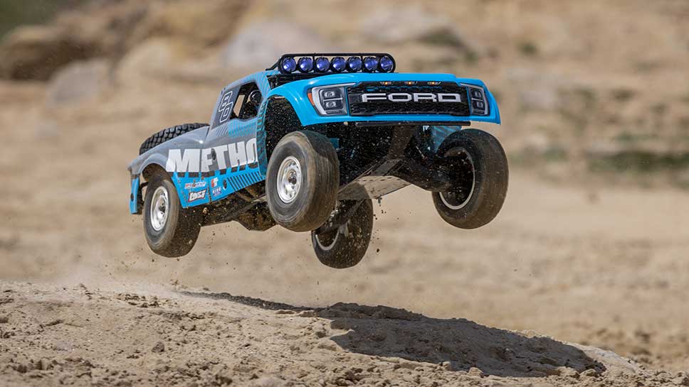Losi 1/5 DBXL-E 2.0 V2 8S 4X4 Ready-to-Run Brushless RC Desert Buggy Action Shot