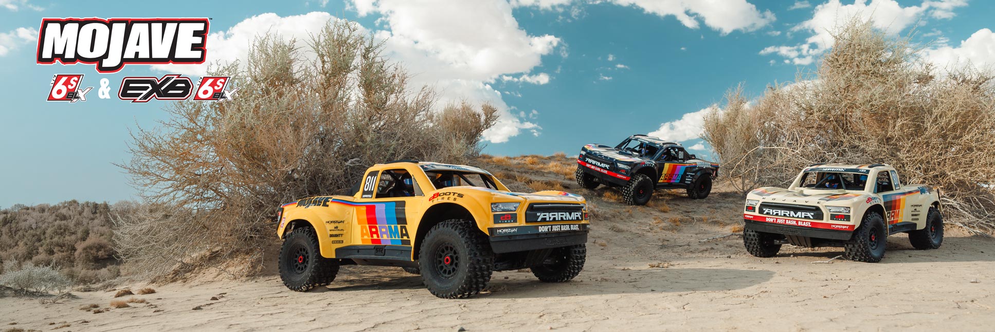 Lifestyle family image of the ARRMA MOJAVE 6S