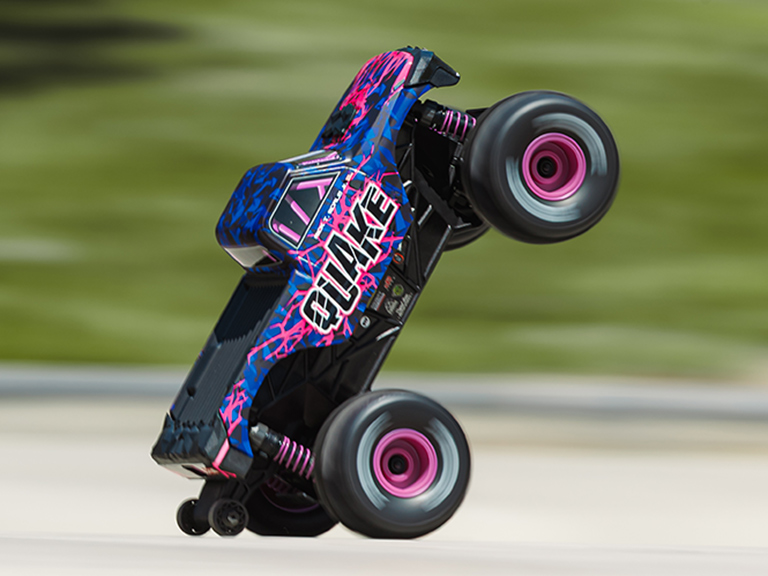 ARRMA QUAKE GROM RC Monster Truck Action Shot