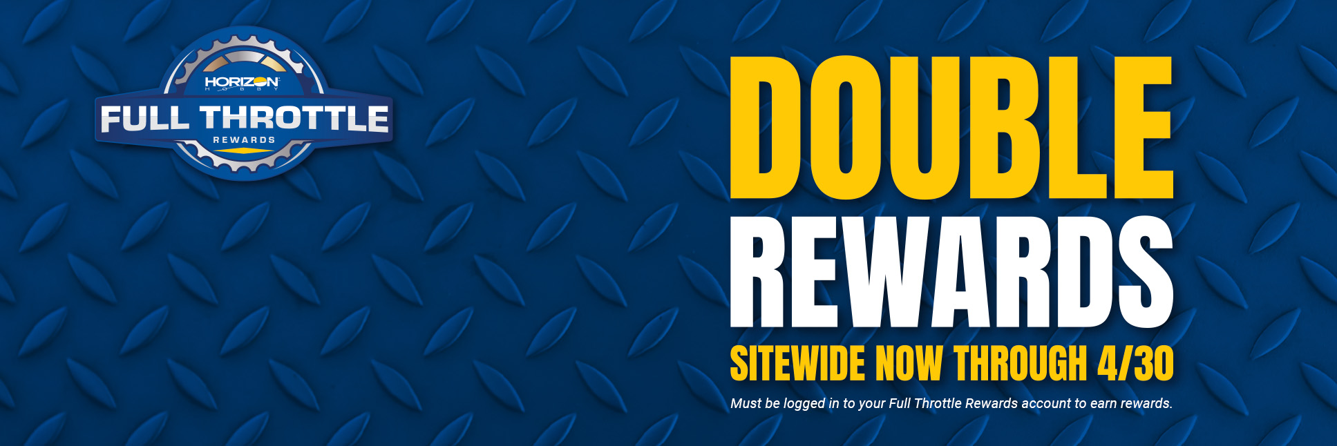 Horizon Hobby Double the Rewards Full Throttle graphic