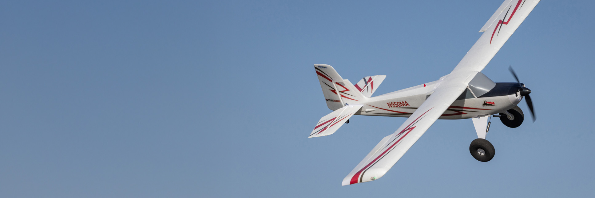 Action shot of the E-flite Timber 1.5m 10th Anniversary Special Edition RC Airplane 