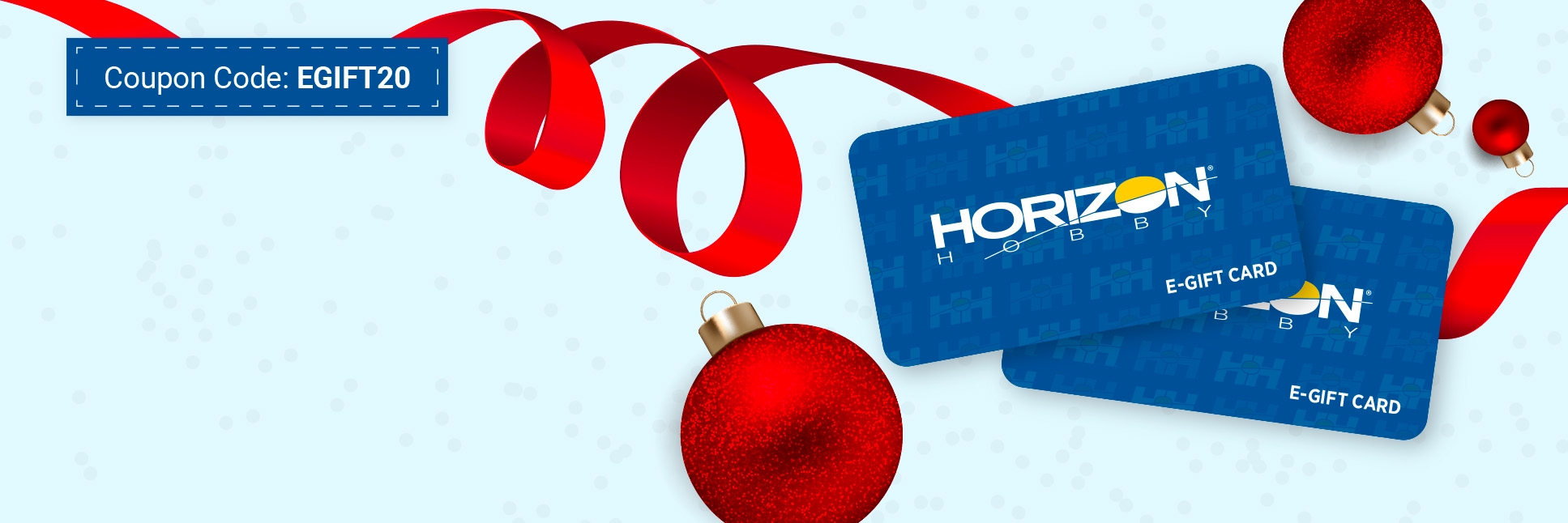 Horizon Hobby E-gift Card Sale Graphic