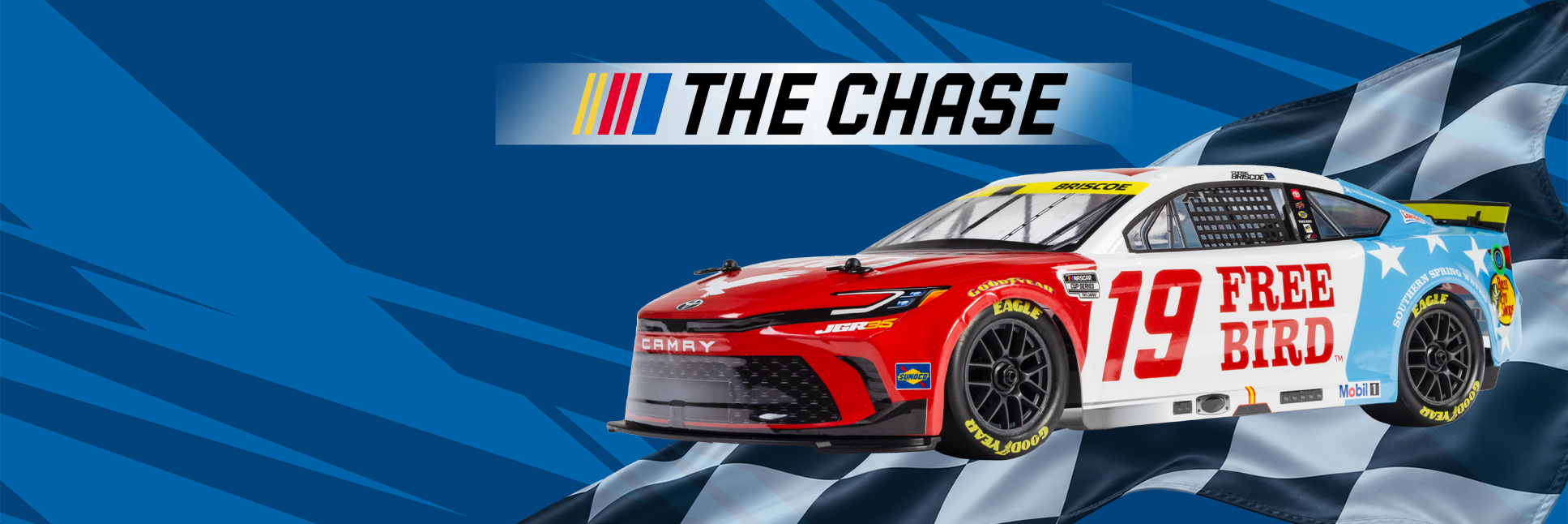 Pro-Line Graphic for The Chase Pro-Line Racing NASCAR Race Winning Livery Wrap: Chase Briscoe No. 19 Free Bird Pro-Line Graphic for The Chase Pro-Line Racing NASCAR Race Winning Livery Wrap: Chase Briscoe No. 19 Free Bird