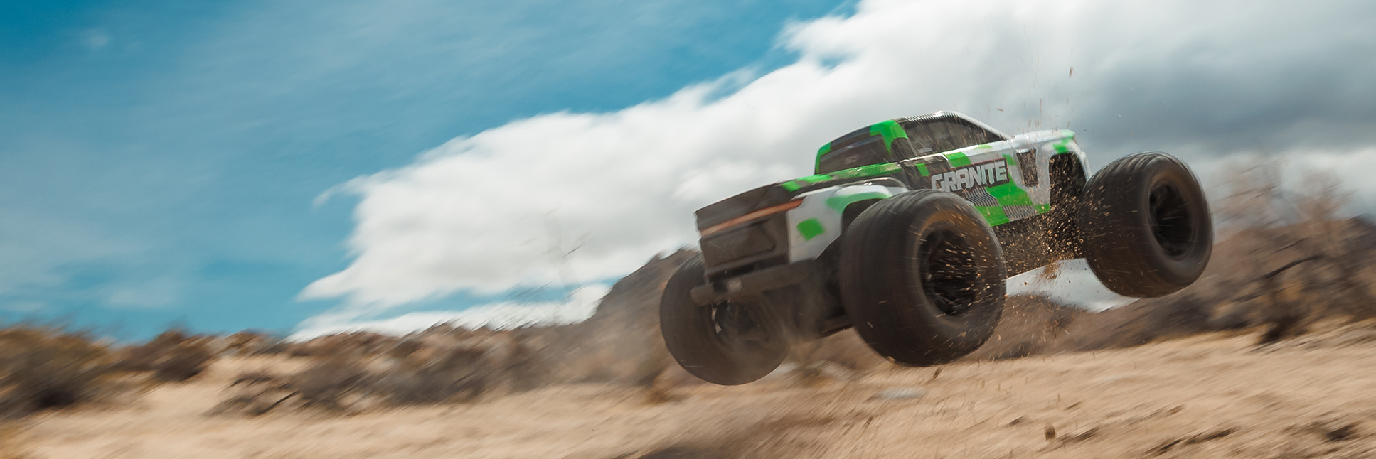 ARRMA 1/10 GRANITE MEGA 665 4X4 Ready-to-Run Brushed RC Monster Truck
