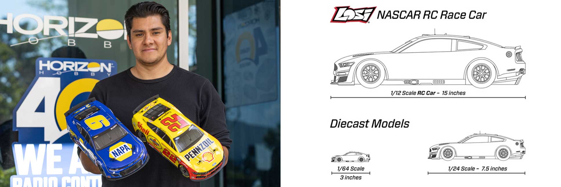 Losi NASCARÂŽ RC Race Car Scale Graphic