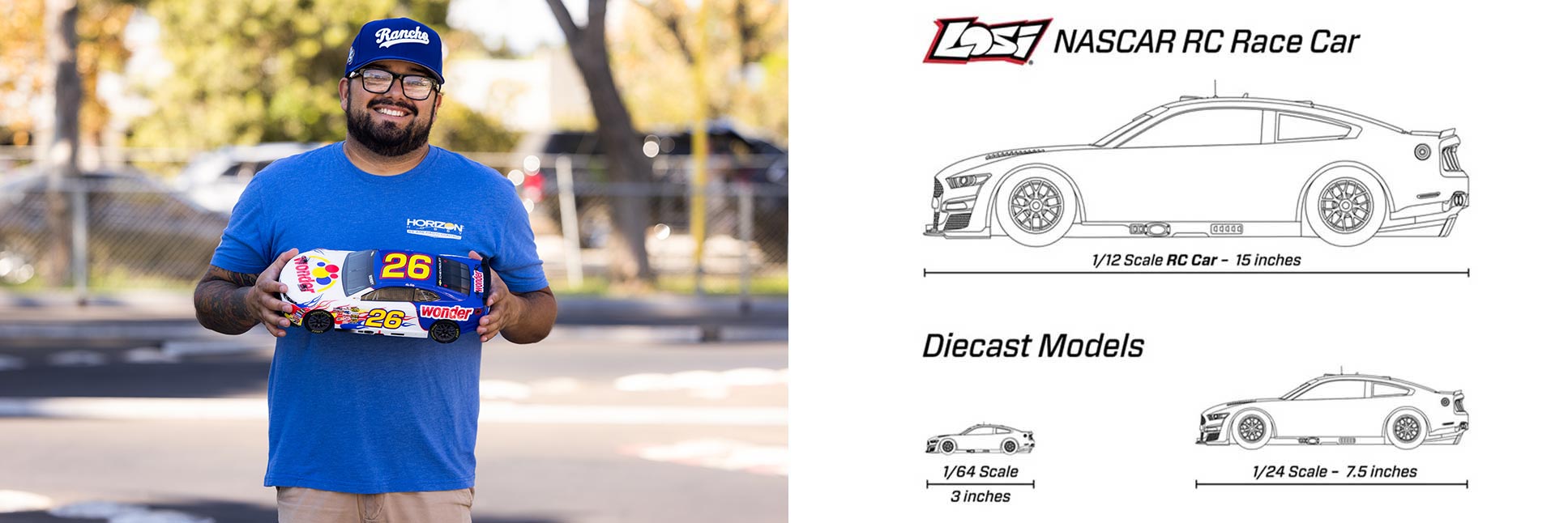 Losi NASCAR® RC Race Car Scale Graphic