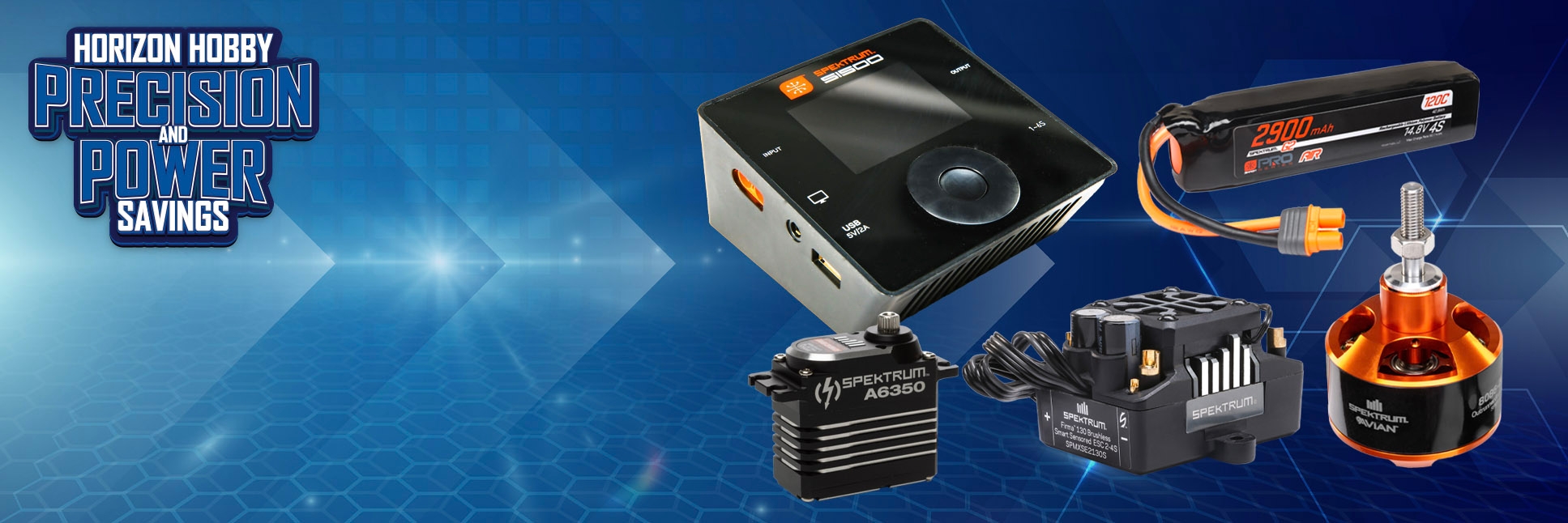Precision and Power Savings Promotional Graphic with Logo