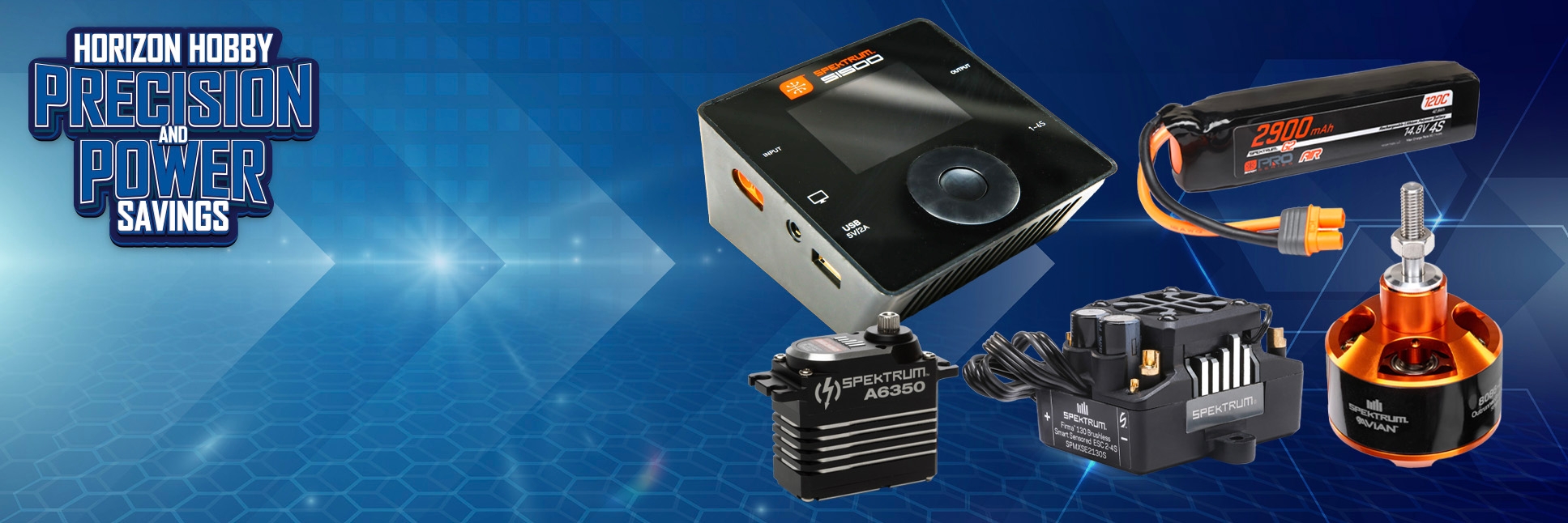 Precision and Power Savings Promotional Graphic with Logo