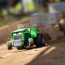 RC Lawn Mower pulling weight