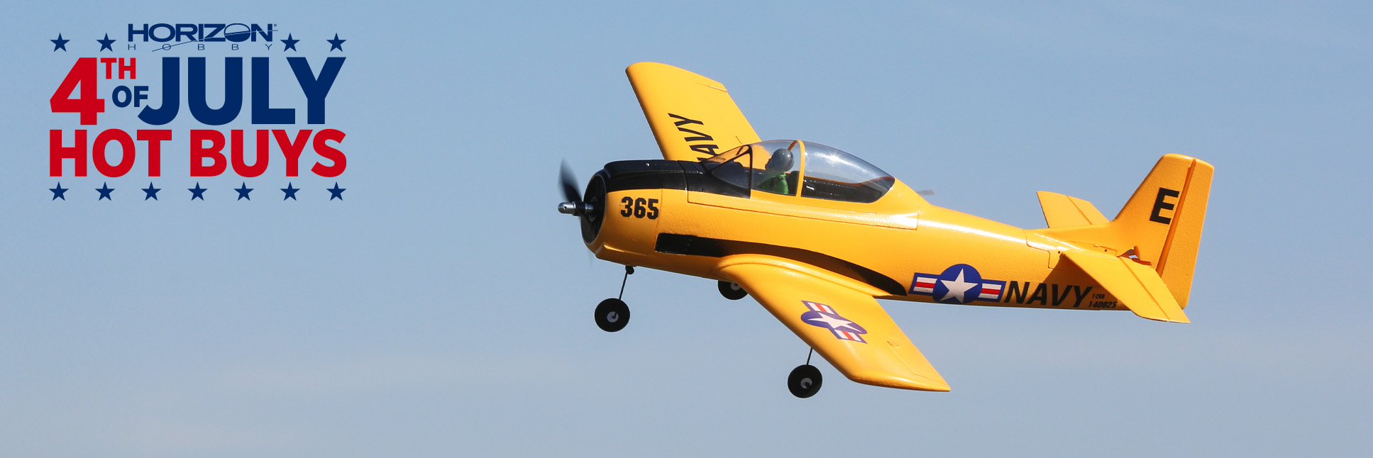 E-flite T-28 Trojan 1.1m Bind-N-Fly Basic with AS3X and SAFE Select RC Plane