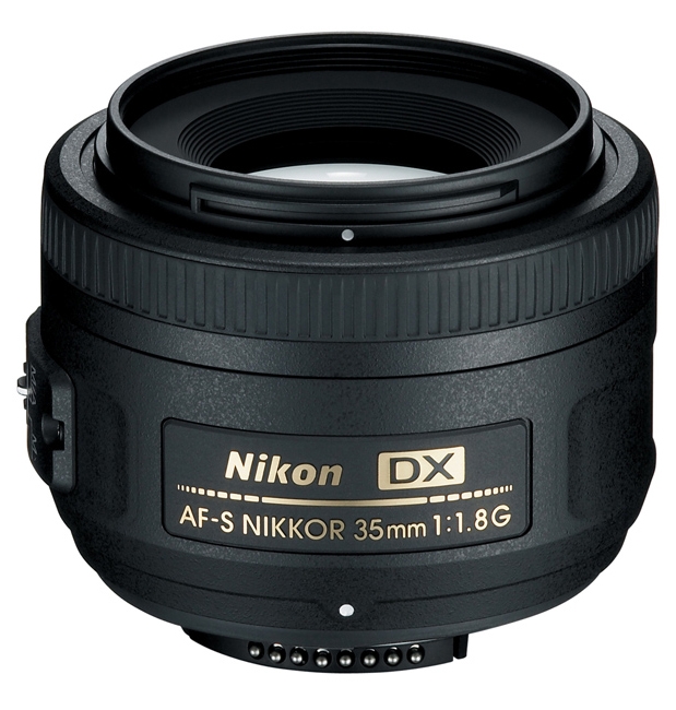 fotografía del producto del lente AF-S DX NIKKOR 35 mm f/1.8G