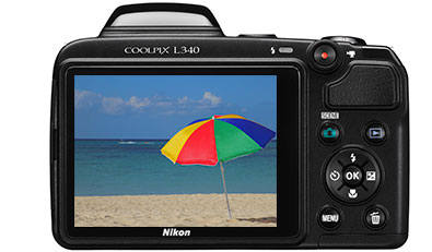 Nikon COOLPIX L340 Black | Point & Shoot Cameras | Nikon