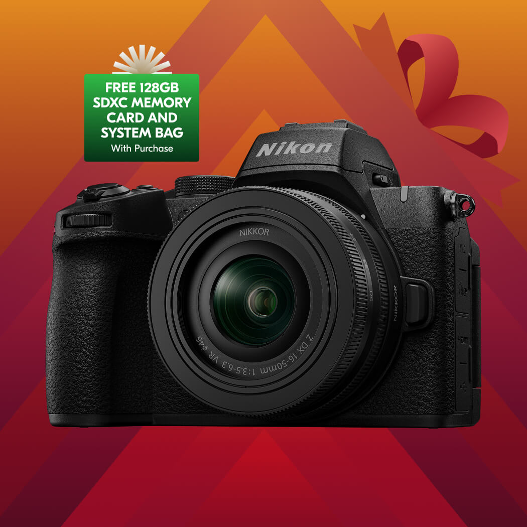 Free 128GB SDXC Memory Card and System Bag With Purchase