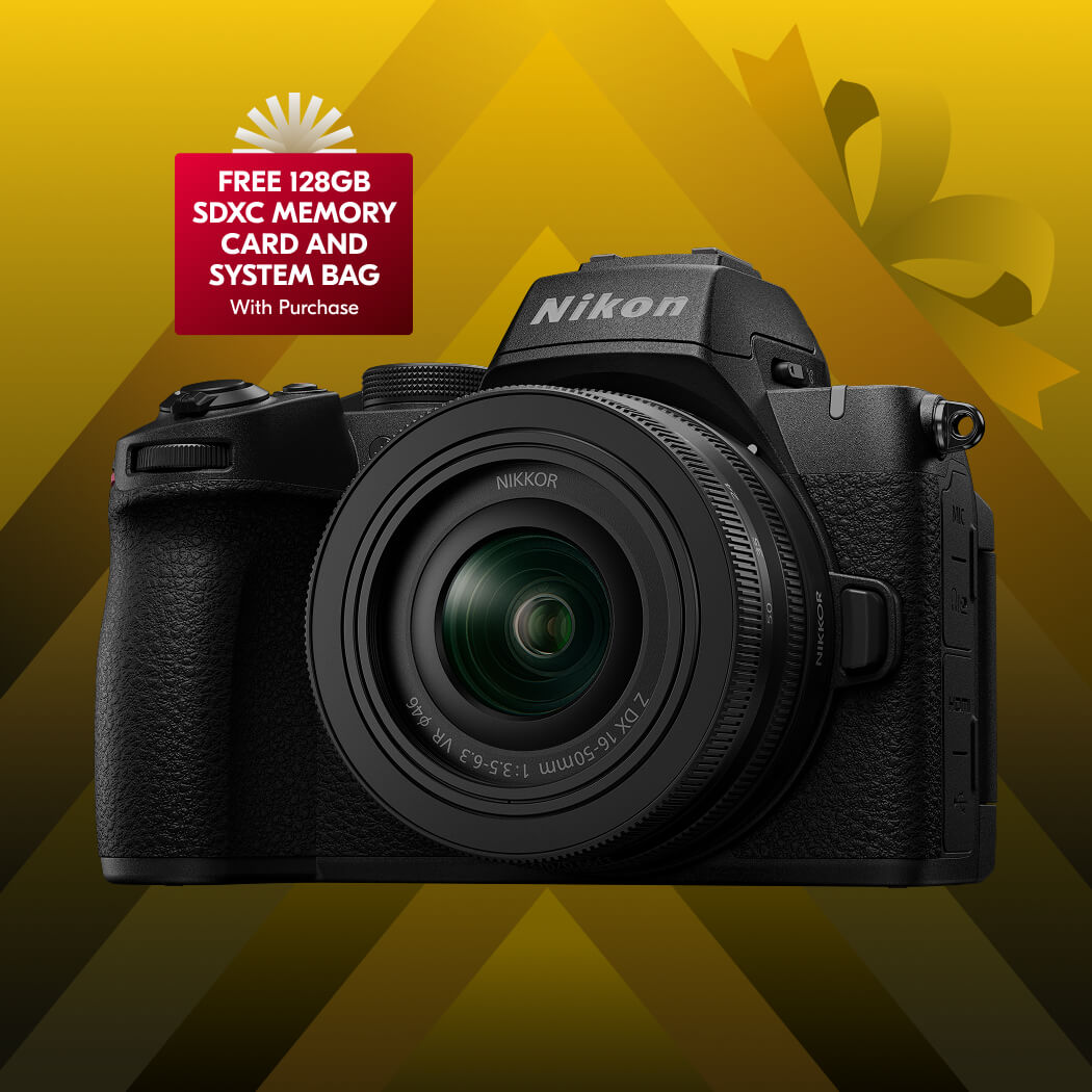 Free 128GB SDXC Memory Card and System Bag With Purchase