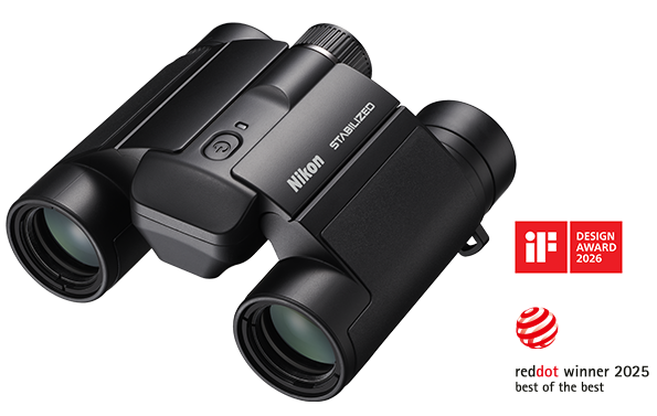 Nikon STABILIZED 10x25 S Binoculars | Compact 10x Magnification