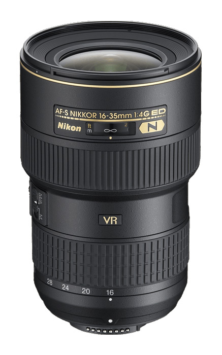 product photo of the AF-S NIKKOR 16-35mm f/4G ED VR lens
