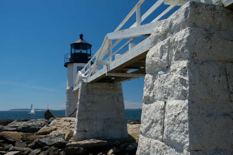 photo of a lighthouse by David Wright