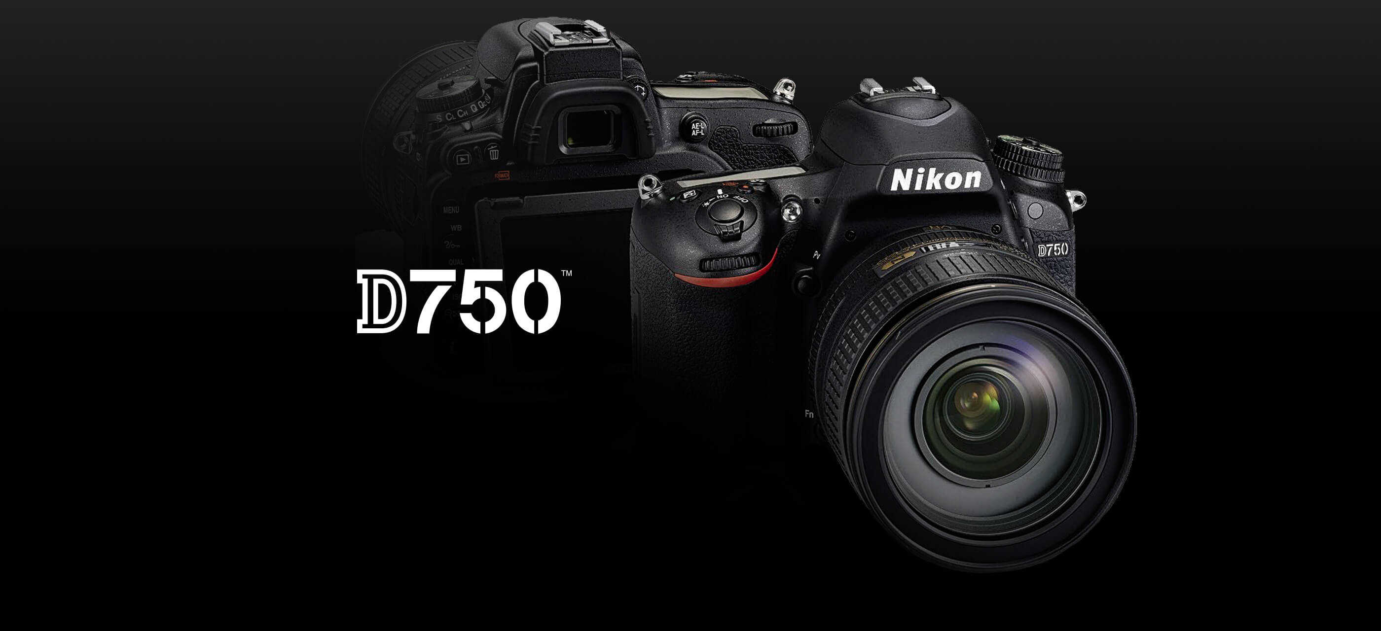 D750 black Nikon digital camera