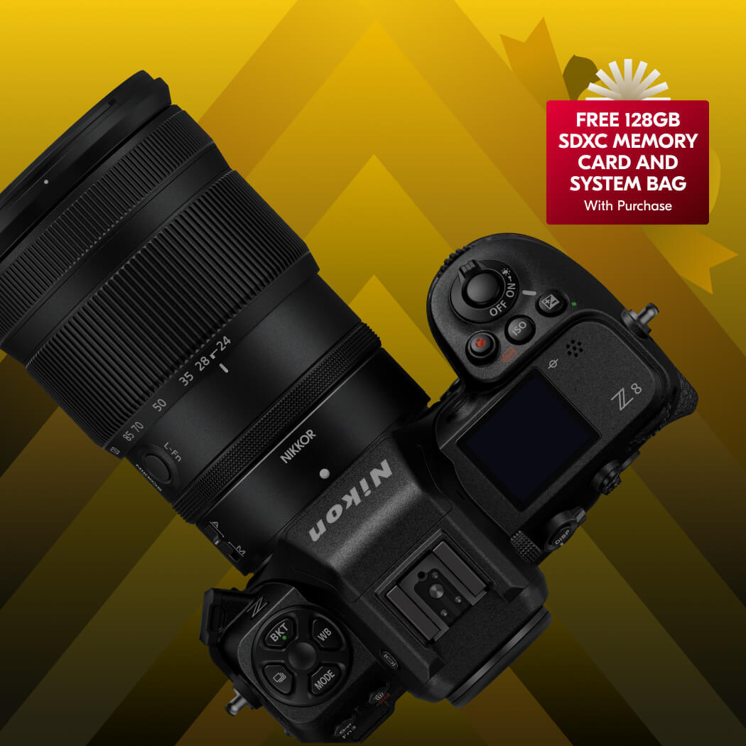 Free 128GB SDXC Memory Card and System Bag