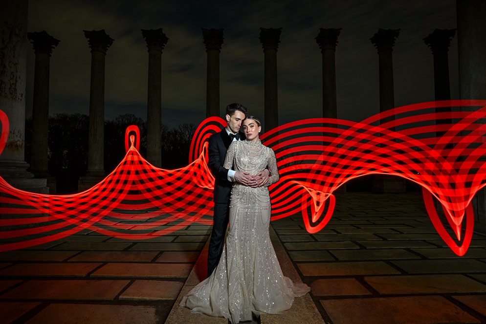 Kanayo-Adibe-bridal-couple-red-streaks-of-light-behind-them-11.jpg