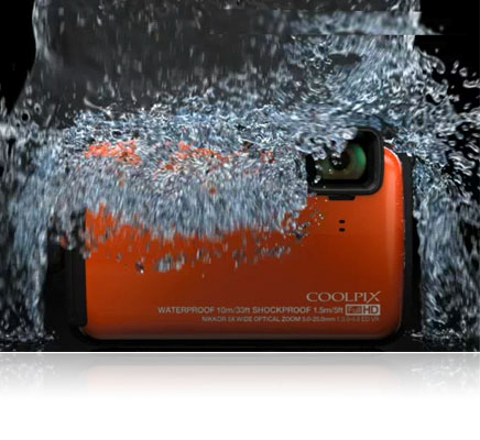 Nikon COOLPIX AW120 Orange | Point & Shoot Cameras | Nikon