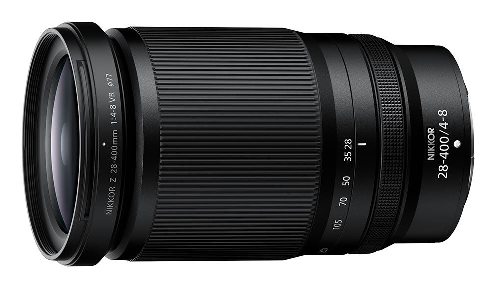 product photo of the NIKKOR Z 28-400mm f/4-8 lens
