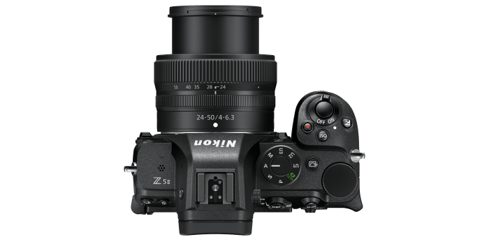 Product view of Z5II from above.