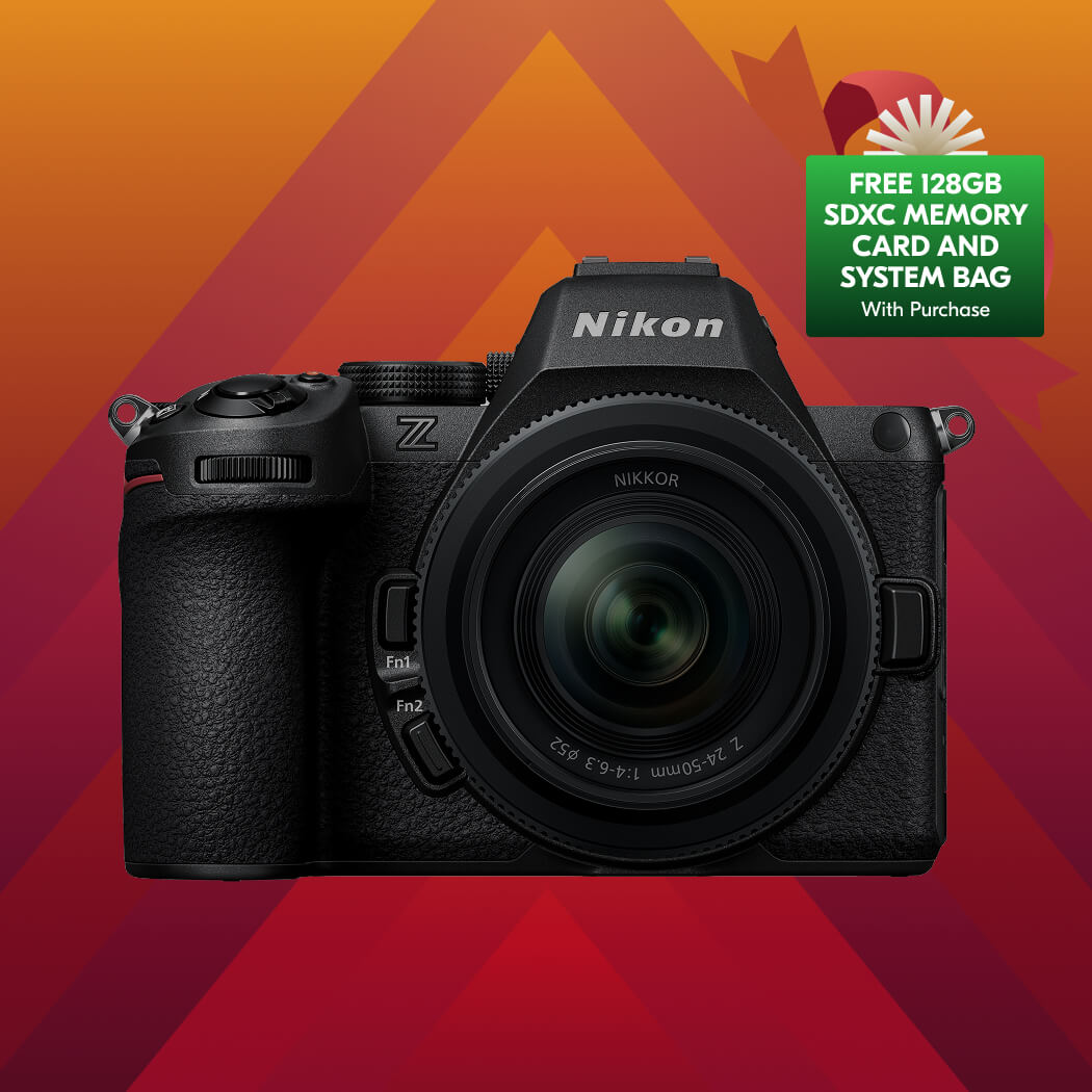 Free 128GB SDXC Memory Card and System Bag with Purchase