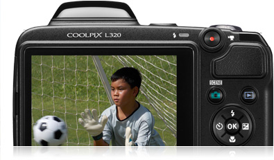Nikon COOLPIX L320 Black | Point & Shoot Cameras | Nikon