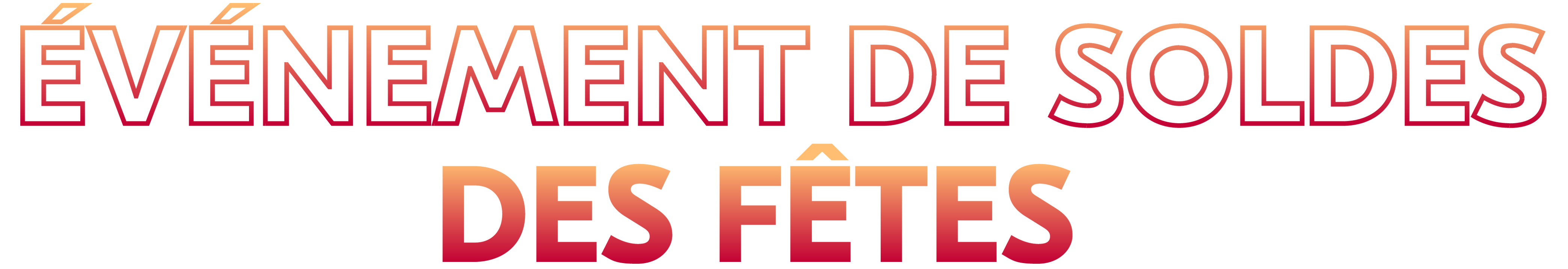 Événement De Soldes Des Fêtes