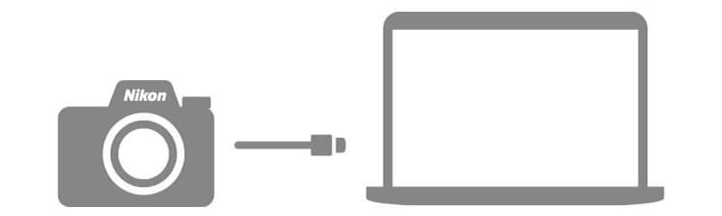 diagram for connecting camera to computer via USB for streaming