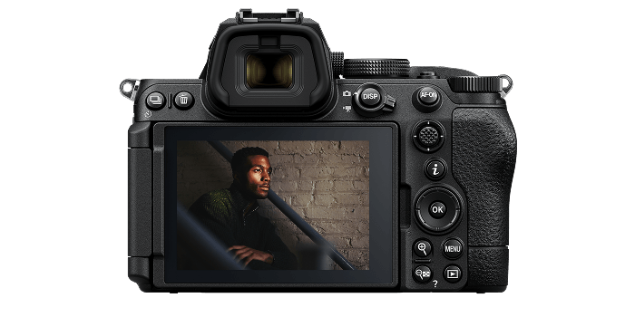 Product view of Z5II with vari-angle monitor in closed position.