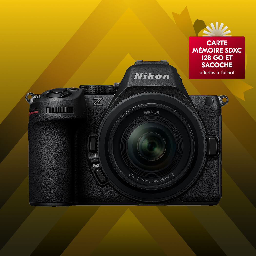 Carte mémoire SDXC 128 Go et sacoche offertes à l'achat