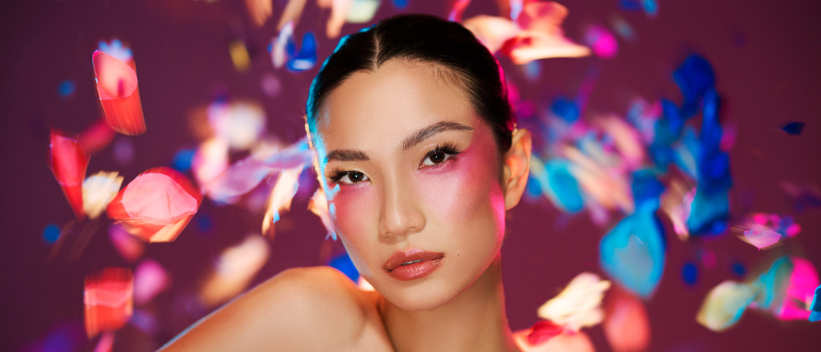 photo composite of two portraits taken with the NIKKOR Z 58mm f/0.95 S Noct lens