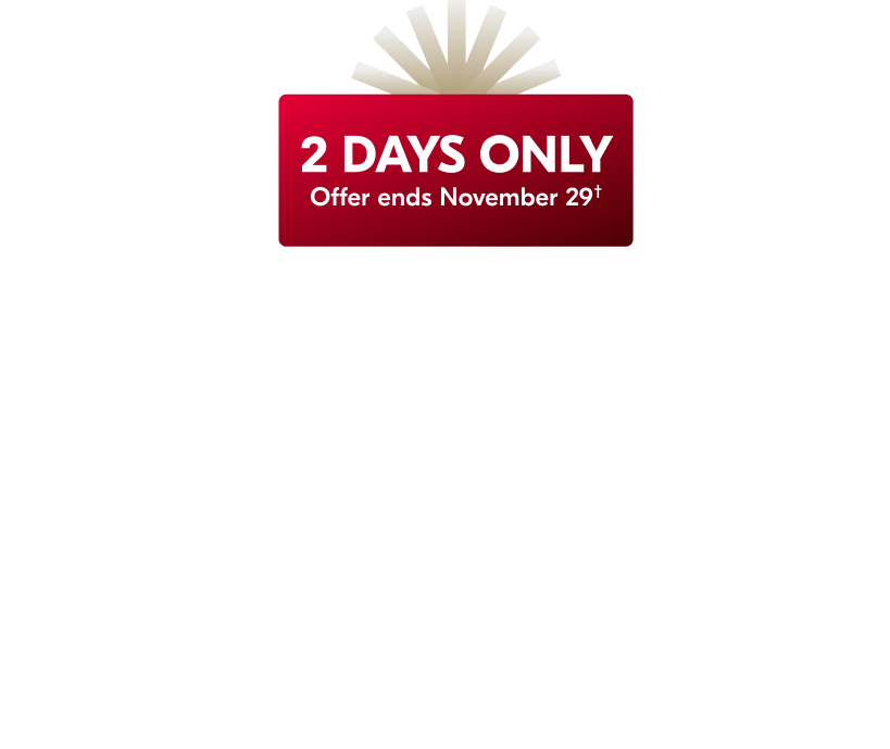 0% APR Available for 24 months financing† on select Nikon gear. 2 days only. Offer ends November 29.