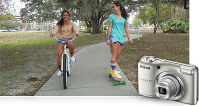 Nikon COOLPIX L27 Silver | Point & Shoot Cameras | Nikon USA