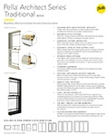 thumbnail for architect series traditional spec sheet thumbnail for architect series traditional spec sheet